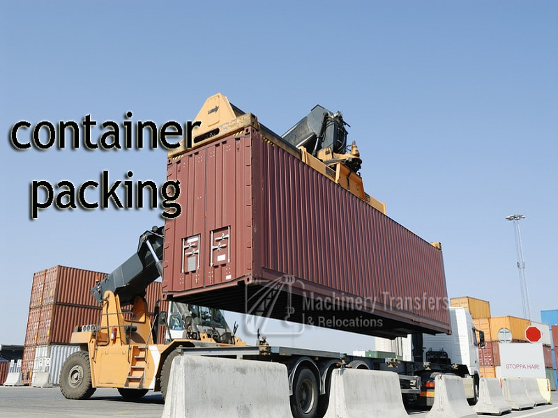 container packing australia